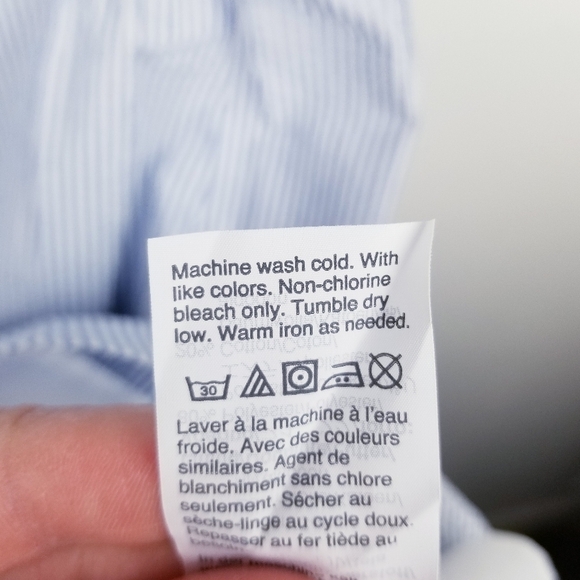 J. Crew Seersucker Button Front Dress L6977 size 14 NWT - Picture 9 of 10